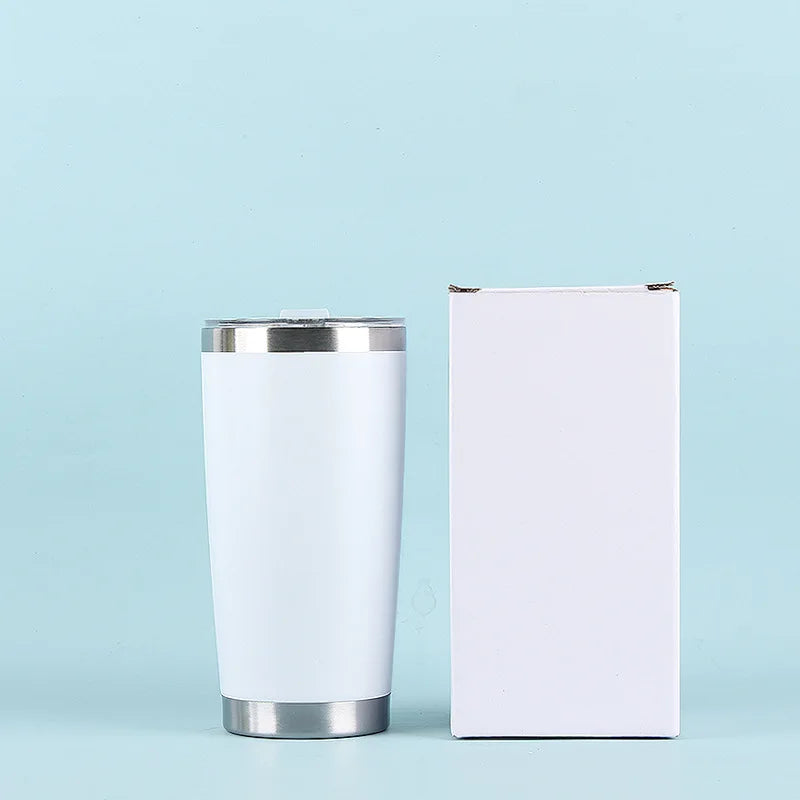 20oz Insulated Stainless Steel Tumbler with Lid Double-Walled Reusable