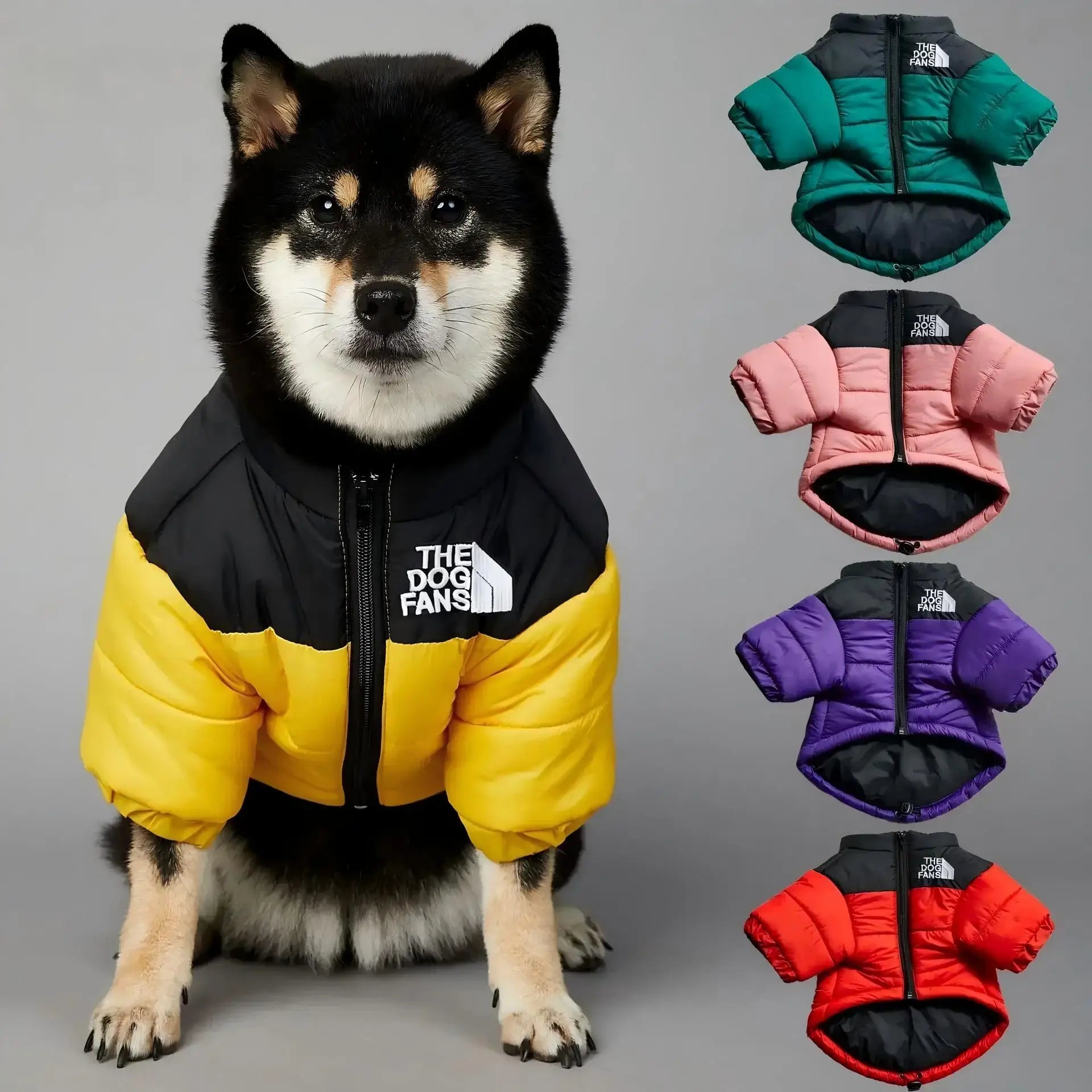 Dog Warm Thick Down Jacket for Small & Medium Dogs