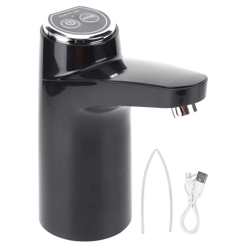 Electric Water Pump USB Rechargeable Portable Water One Key Switch Mini Water Pump for Outdoor Camping