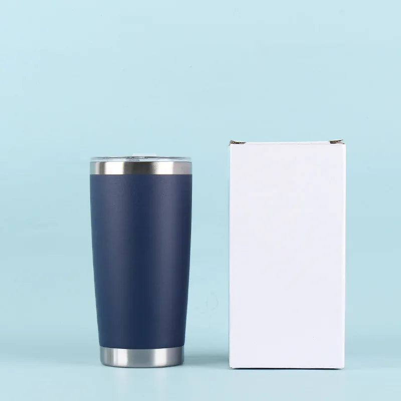 20oz Insulated Stainless Steel Tumbler with Lid Double-Walled Reusable