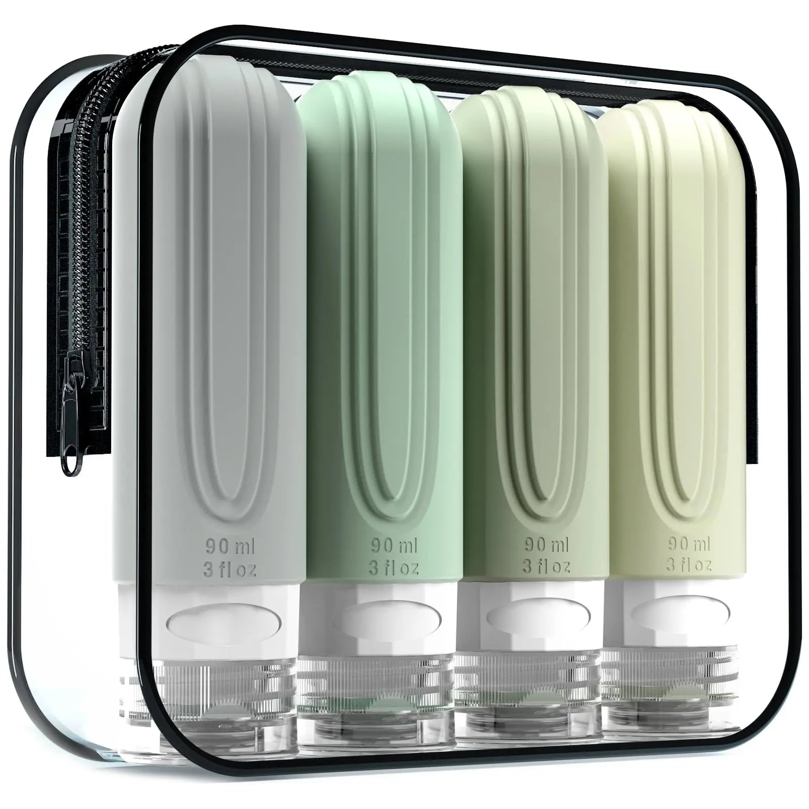 3oz Travel Bottles for Toiletries, TSA Approved