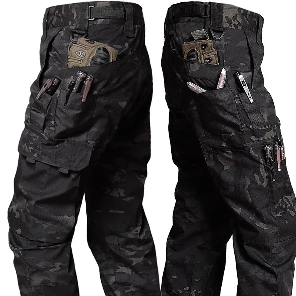 New Tactical Pants Quick Dry Multi-Pocket Cargo Pants, Wear-Resistant.