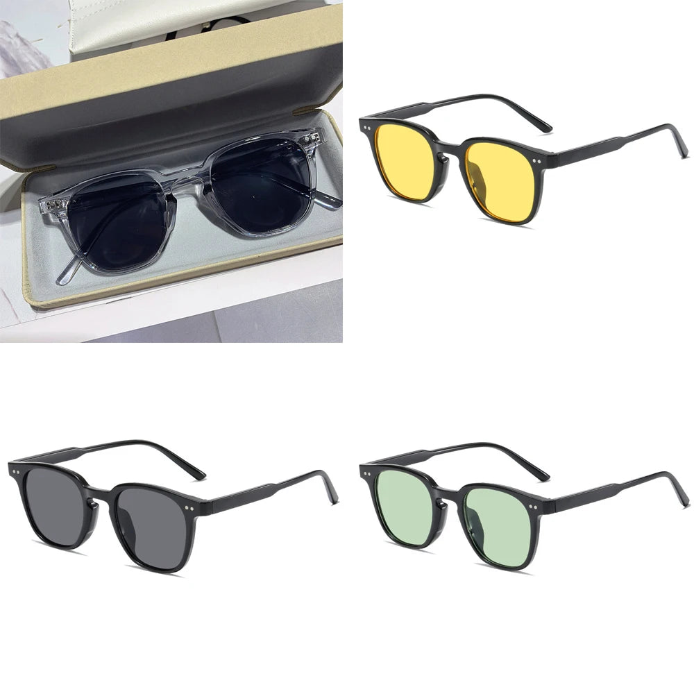 Vintage Square Sunglasses Unisex Luxury Brand Small Round Sun Glasses