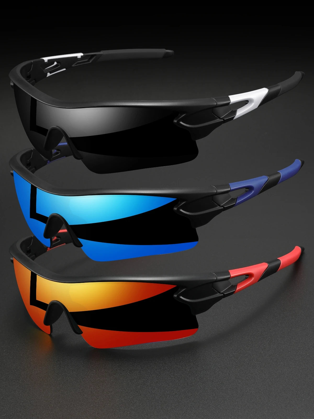 UV400 Protective Sports Eyewear - Lightweight Full-Cover Lens