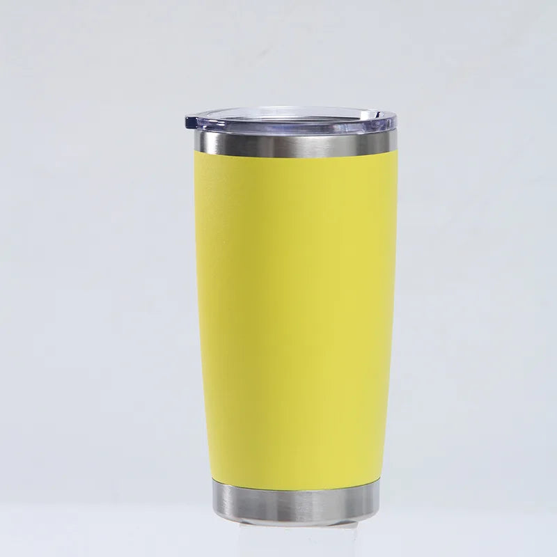 20oz Insulated Stainless Steel Tumbler with Lid Double-Walled Reusable