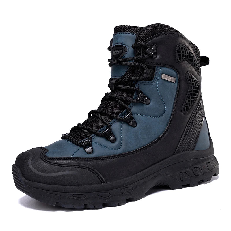 Mountain climbing, outdoor hiking boots.