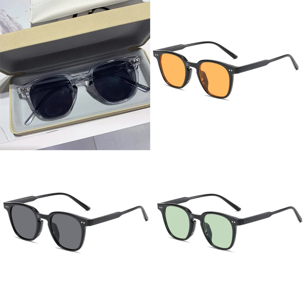 Vintage Square Sunglasses Unisex Luxury Brand Small Round Sun Glasses