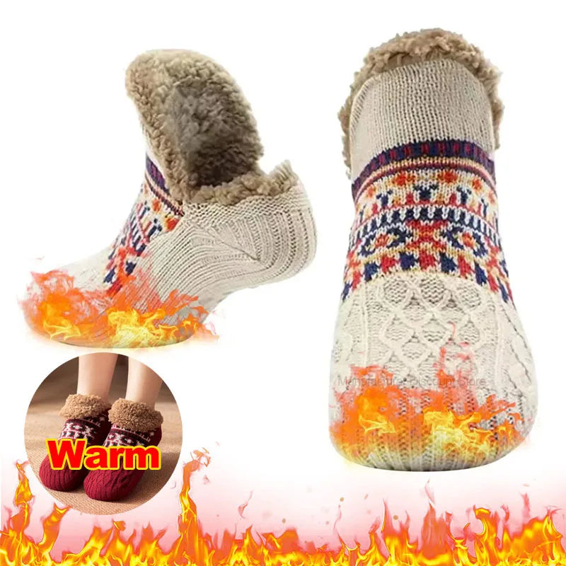 Slippers Socks Winter  Warm